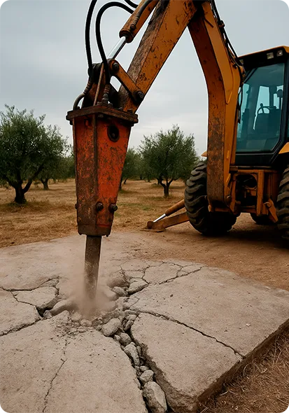 Martillo Hidráulico de 320 a 750 Kg